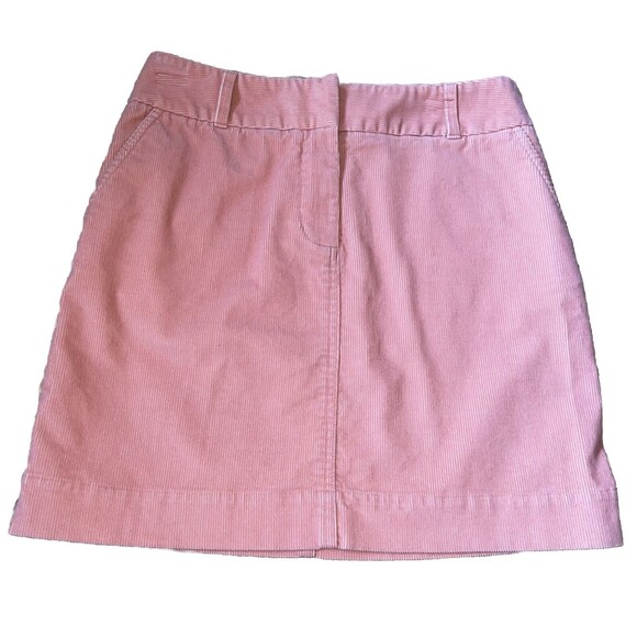 Vineyard Vines Peach Orange Shep & Ian Corduroy Mini Skirt Size 4 Preppy Classic - Picture 1 of 5